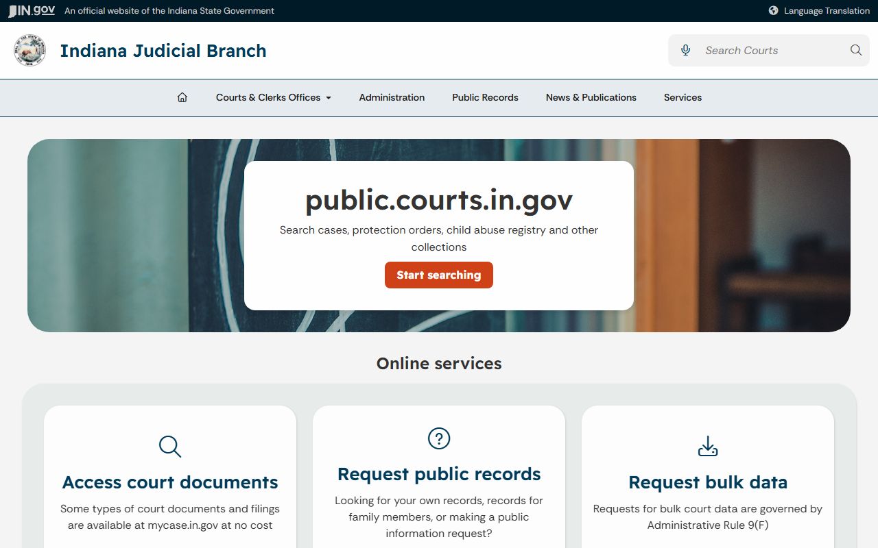 Newton County Clerk of Court Indiana public records portal