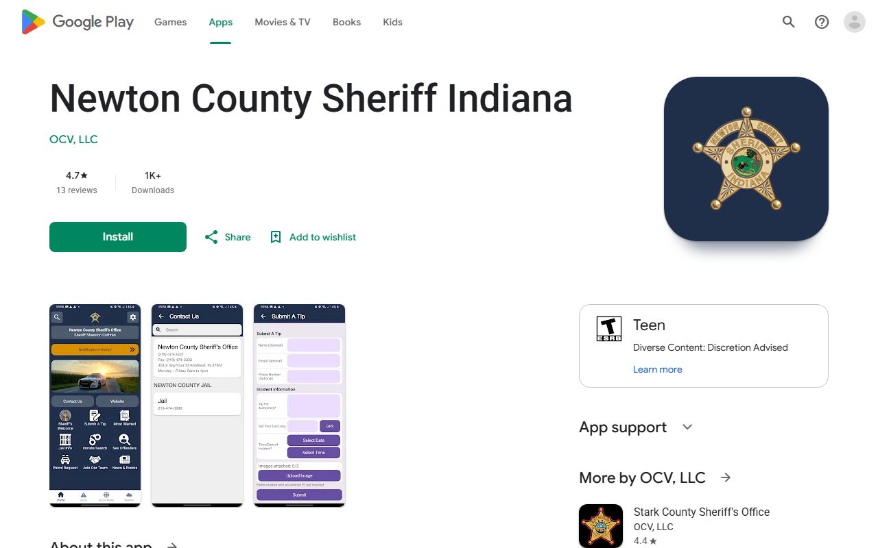 Newton County warrant records sheriff mobile app